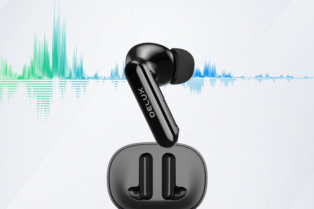 Słuchawki DELUX TWS DT5 wygoda sport Wodoodporność ładowanie jakość szybkość