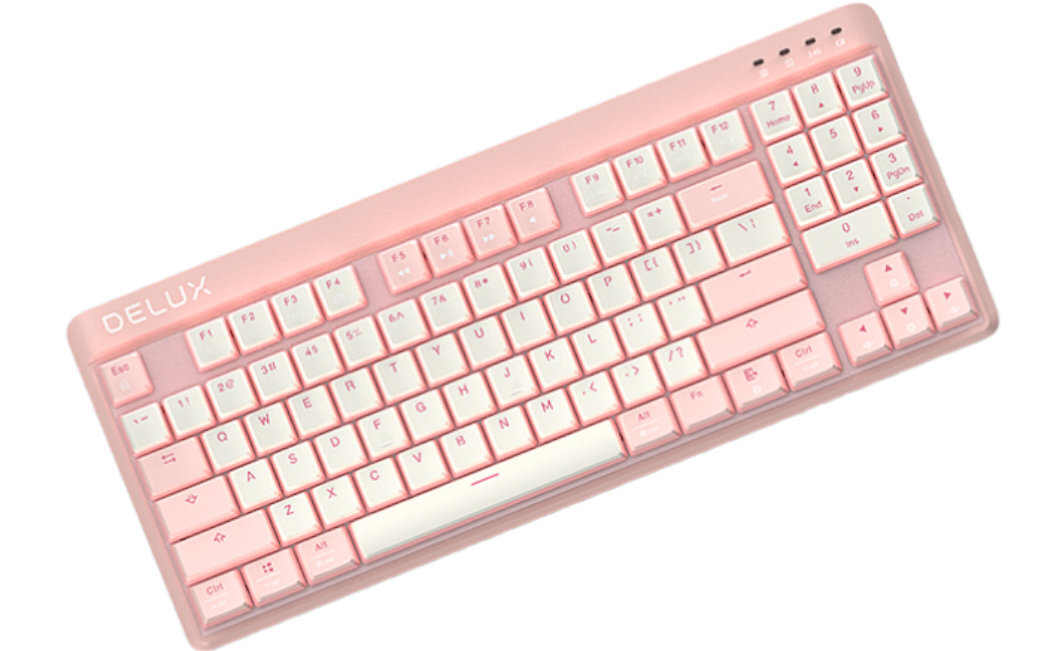 Klawiatura DELUX KM18DB RGB gaming gra funkcjonalność szybkość wygląd wyposażenie