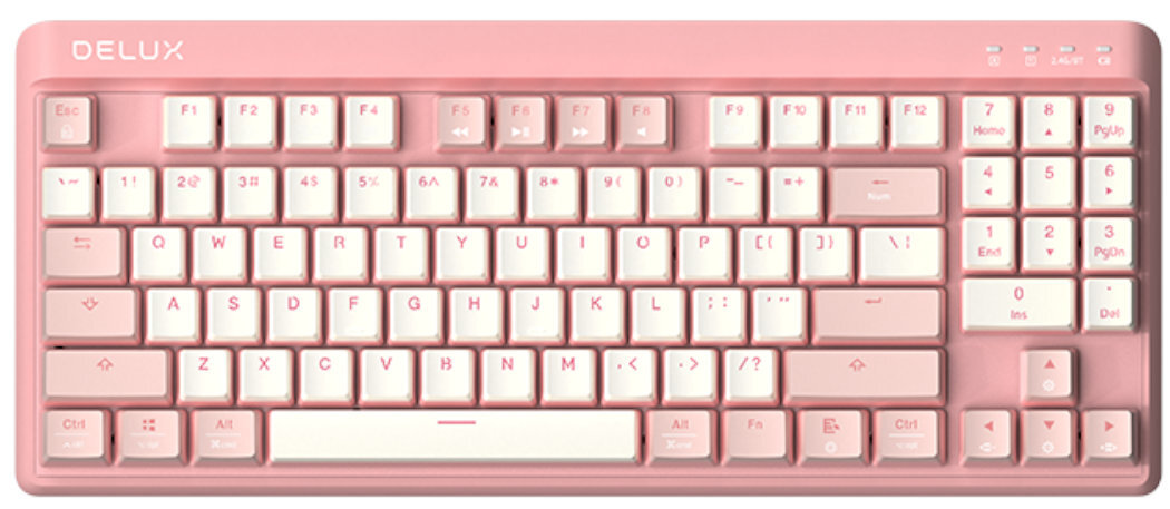 Klawiatura DELUX KM18DB RGB gaming gra funkcjonalność szybkość wygląd wyposażenie