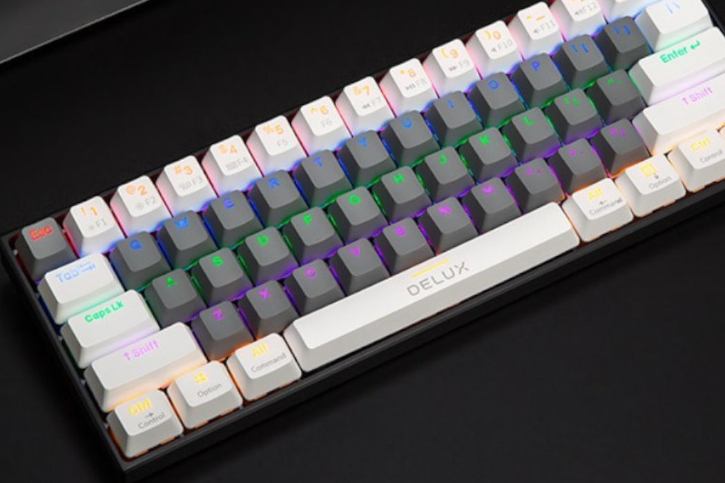 Klawiatura DELUX KM33 RGB gaming gra funkcjonalność szybkość wygląd wyposażenie