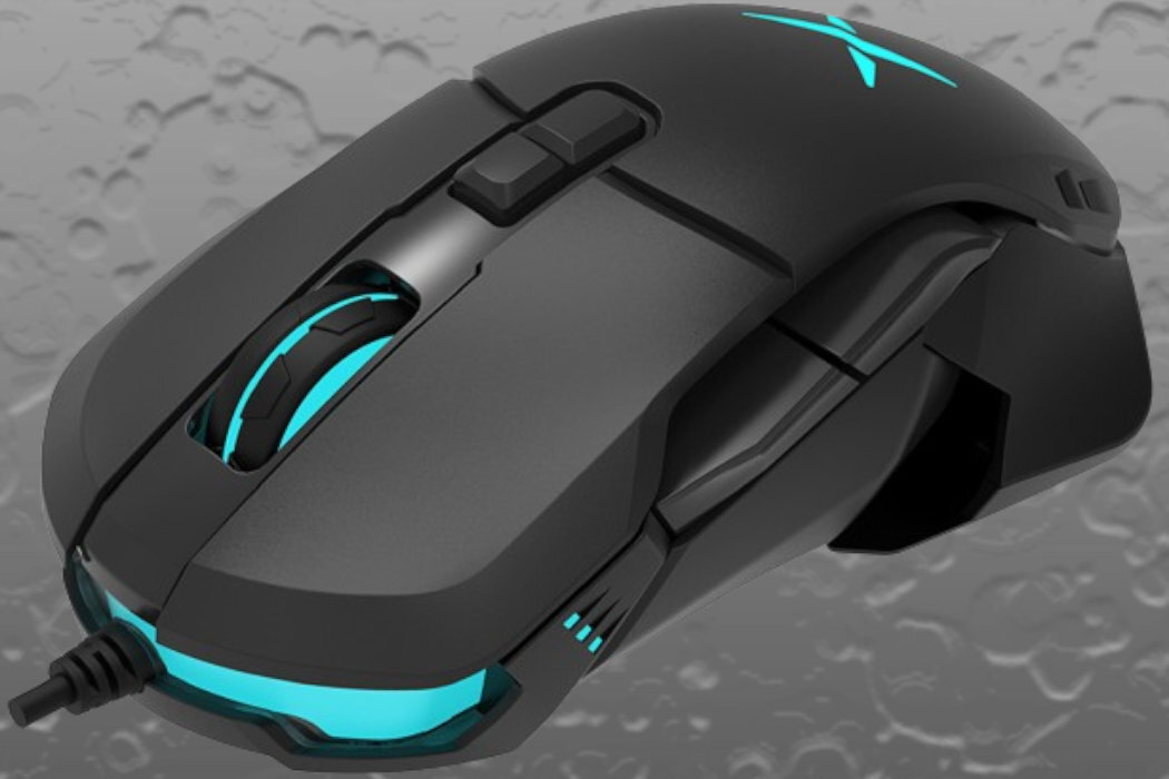 Mysz DELUX M629BU RGB gracze gaming RGB przyciski uniwersalność kabel bateria nanoodbiornik
