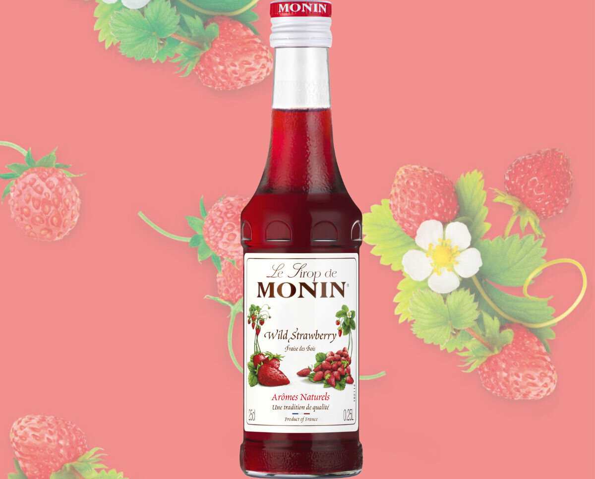 Syrop do herbaty MONIN Poziomkowy 250 ml