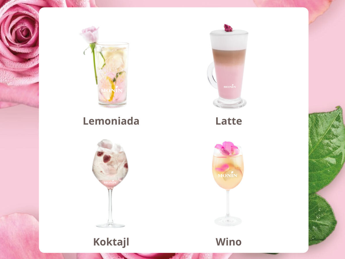 Syrop do herbaty MONIN Różany 250 ml przepisy