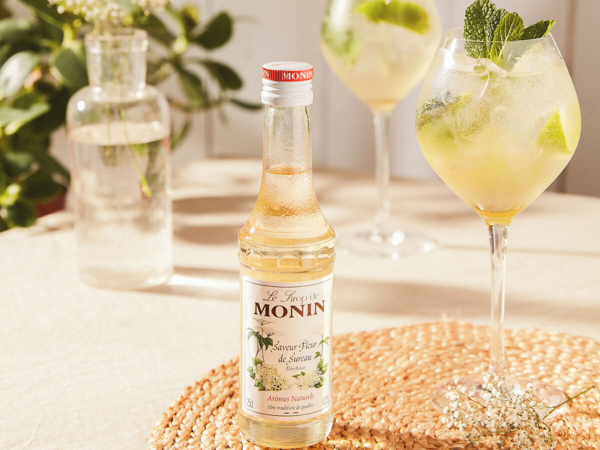 Syrop do herbaty MONIN Kwiat czarnego bzu 250 ml możliwości dania napoje