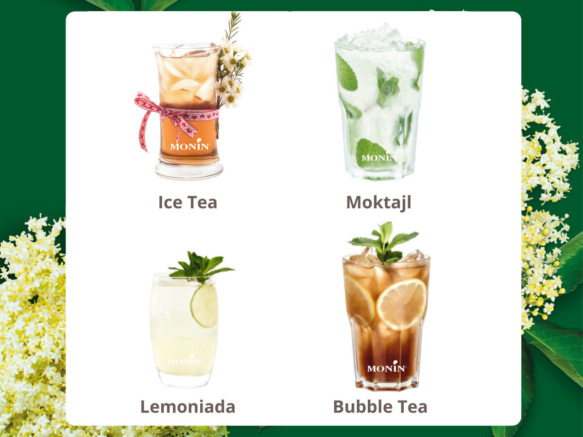 Syrop do herbaty MONIN Kwiat czarnego bzu 250 ml przepisy