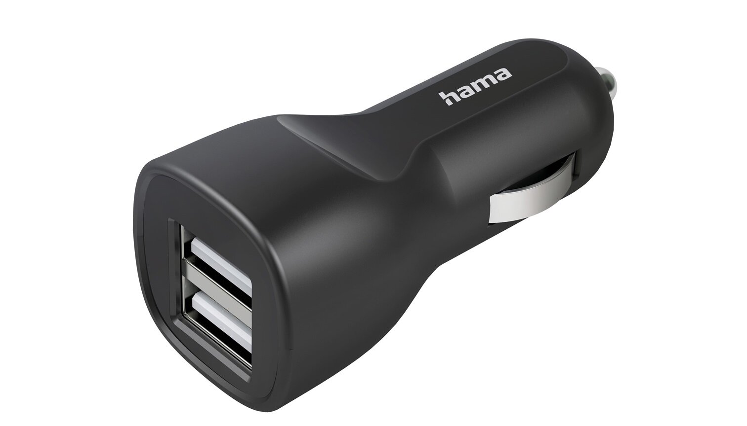 zdjęcie ładowarki samochodowej USB Hama (2xUSB) 12V