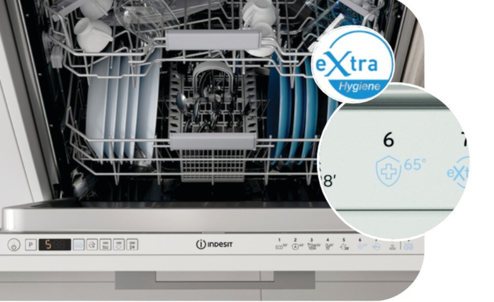 Zmywarka INDESIT D2I HD526 A higiena temperatura czas bakterie eliminacja