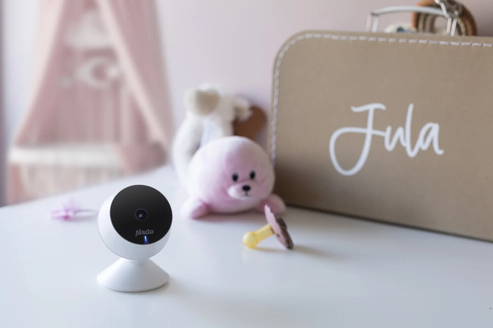 Niania elektroniczna ALECTO SmartBaby 5 Biały lifestyle wizualizacja wygląd prezentacja tło