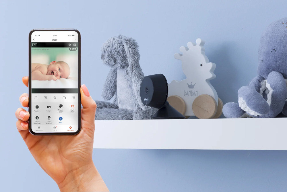 Niania elektroniczna ALECTO SmartBaby 5 Biały Natychmiastowe powiadomienia oszczędność czasu wygoda dla rodziców
