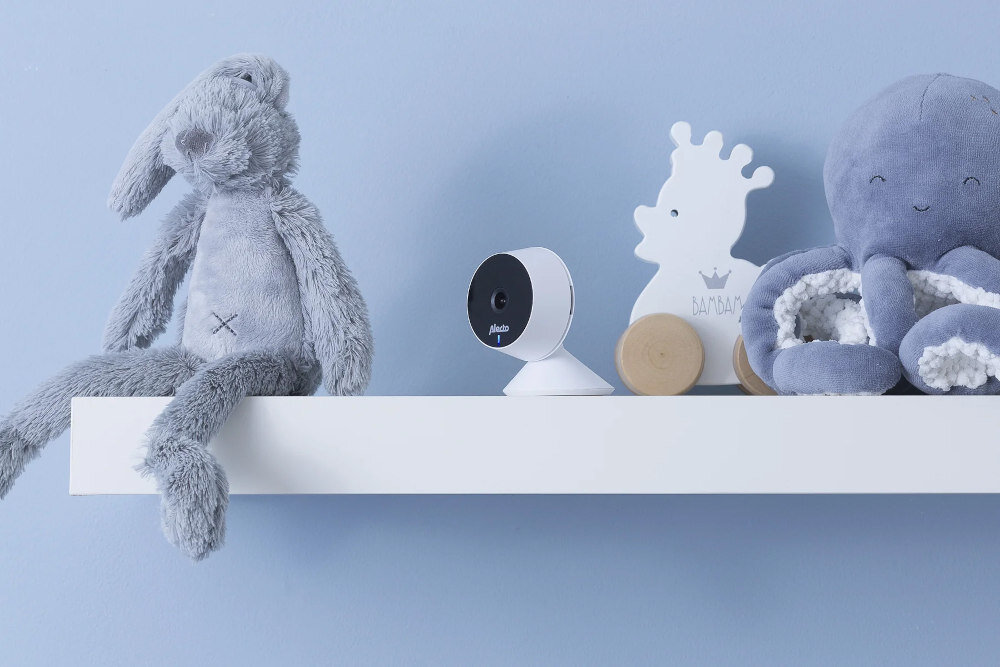 Niania elektroniczna ALECTO SmartBaby 5 Biały Bezpieczne połączenie Wi-Fi sieć domowa dostęp obraz dźwięk aplikacja Smart Life