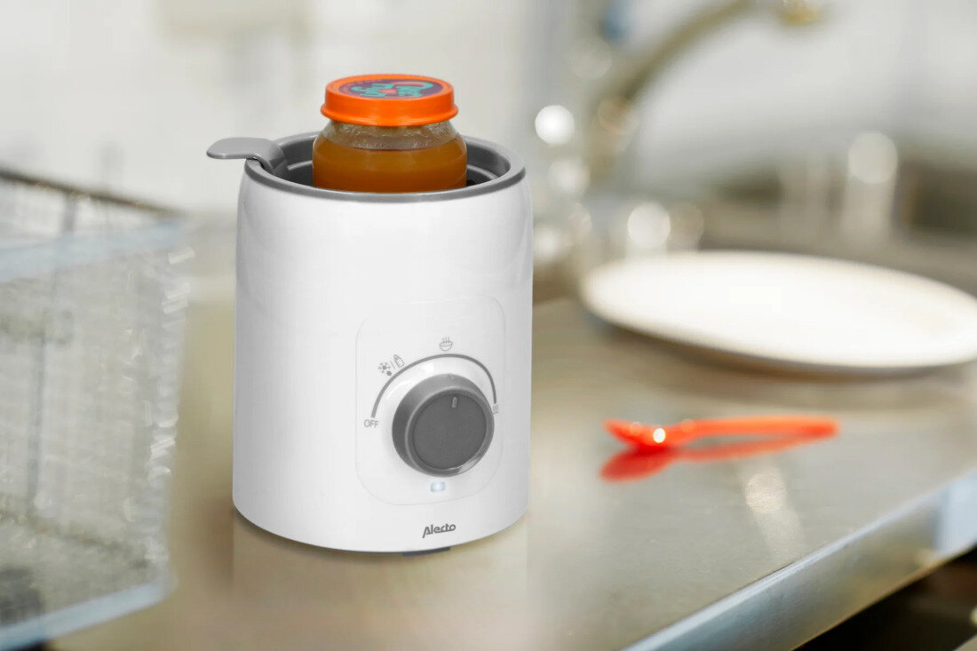 Podgrzewacz do butelek ALECTO BW-600BK Czarny Proste sterowanie pokretlo ustawienia