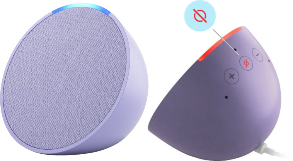 AMAZON Echo Pop Fioletowy łączność Wi-Fi Bluetooth obsługa