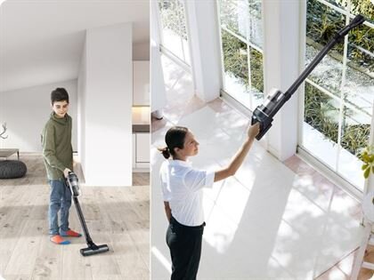 Wygodne sprzątanie Łatwe sprzątanie przy użyciu odkurzacza Samsung VS20C954FTB/GE seria 95
