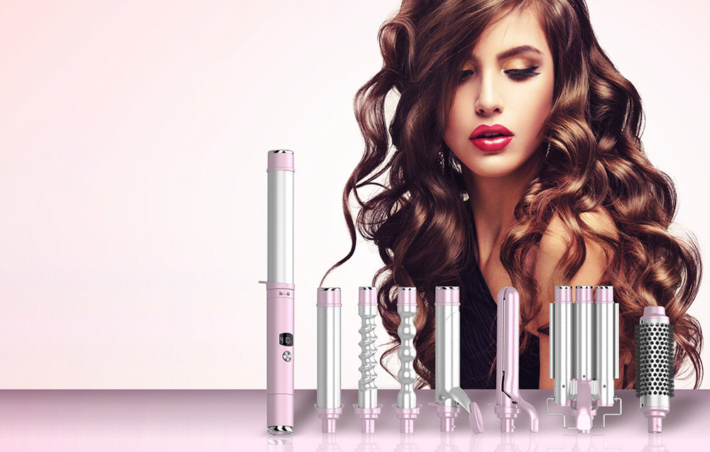 Lokówka LISIPROOF LS-D001P Wygodna stylizacja włosów 6-stopiową regulację temperatury lekka i kompaktowa konstrukcja