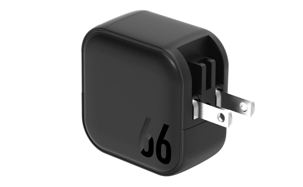 Ładowarka sieciowa ENERGEA Travelite GAN66 66W Czarny kompaktowa konstrukcja i szybkie ładowanie