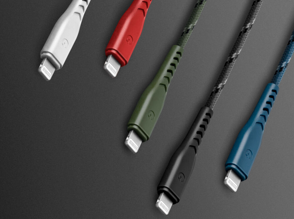 Kabel USB-C - Lightning ENERGEA Nyloflex MFI 3 m Czarny Zadbaj o wygodę!