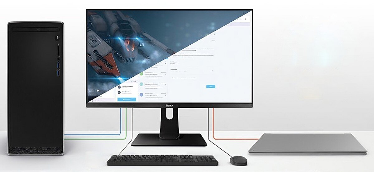 Monitor IIYAMA ProLite XUB3293UHSN-B5 31.5 3840x2160px IPS 4 ms przełącznik KVM