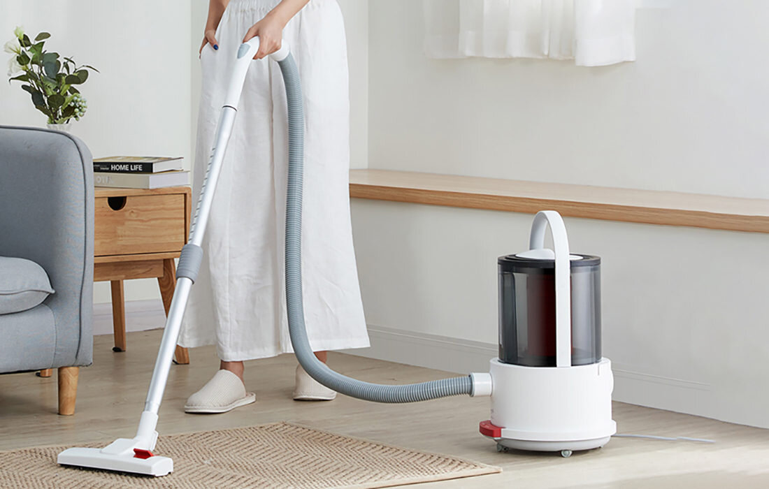 Odkurzacz DEERMA TJ200 rura regulacja zakres kabel dlugosc waz mobilny komfort uzytkowanie