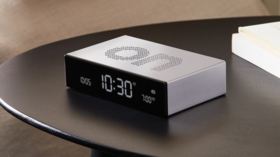 Budzik LEXON Flip Premium  - drzemka