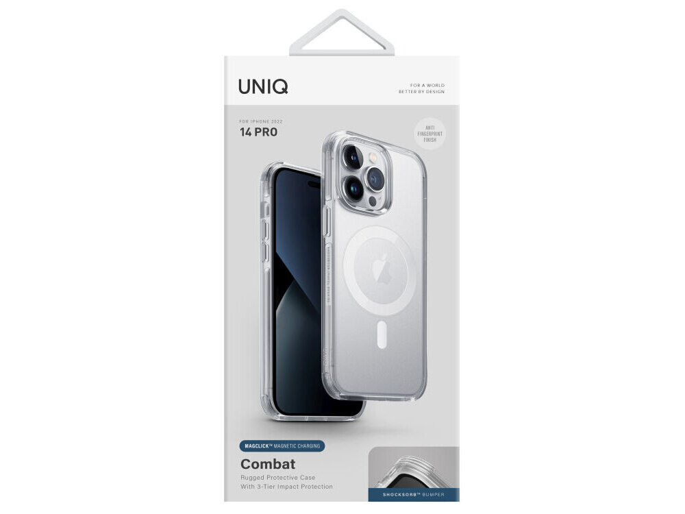 Etui UNIQ Combat wzmocnione narożniki 3-poziomowa struktura podniesione krawędzie