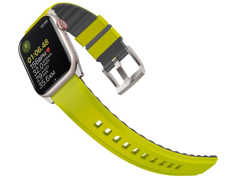 Pasek UNIQ Linus Airosoft Silicone
            rozpięty pasek airosoft silikon konstrukcja lekkość dopasowanie