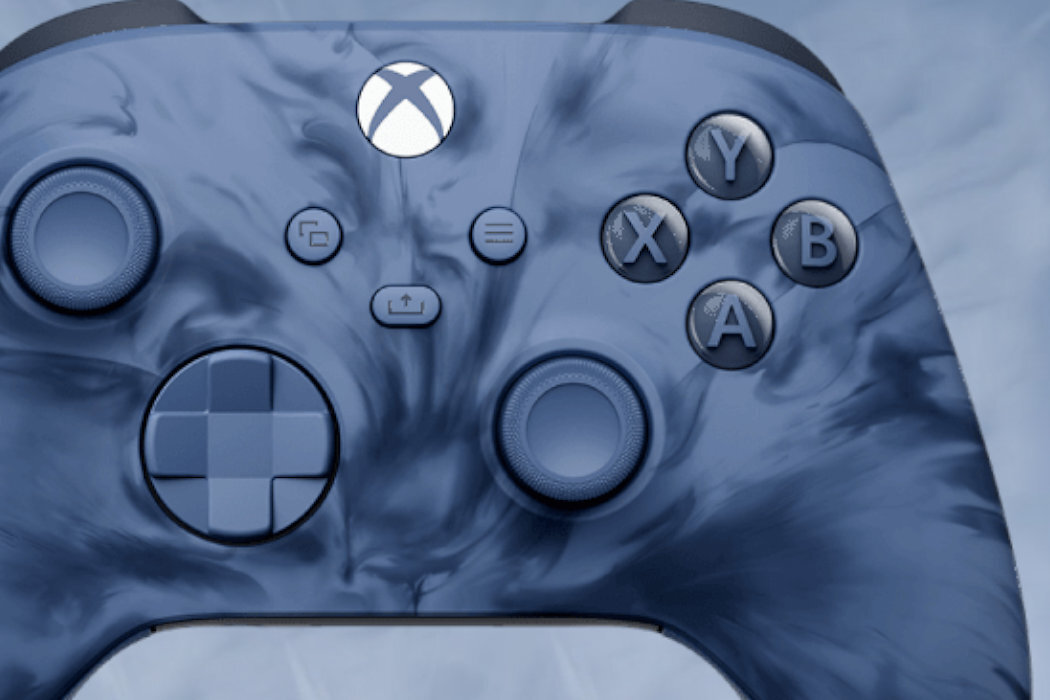 Kontroler MICROSOFT bezprzewodowy Stormcloud Vapor Niebieski kolor bezprzewodowy projekt