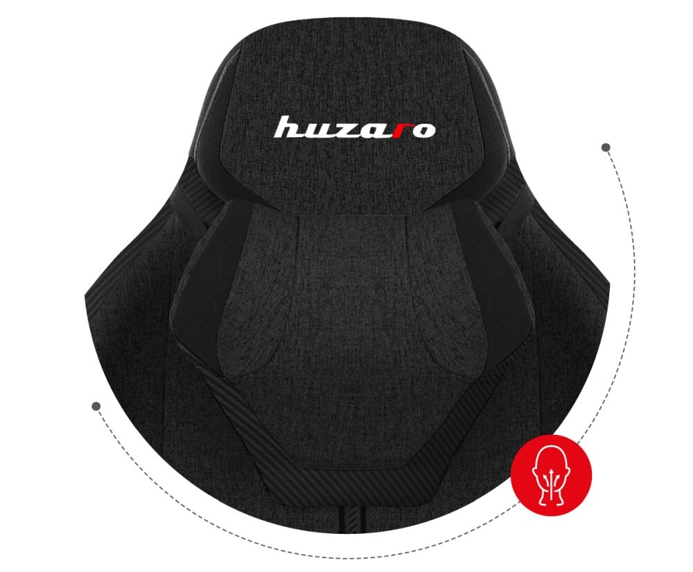 Fotel HUZARO Force 7.9 Mesh metalowy stelaż molded foam kółka jakość materiał kark podparcie kręgosłup lędźwie podłokietniki odchylane oparcie funkcja siderest softflex