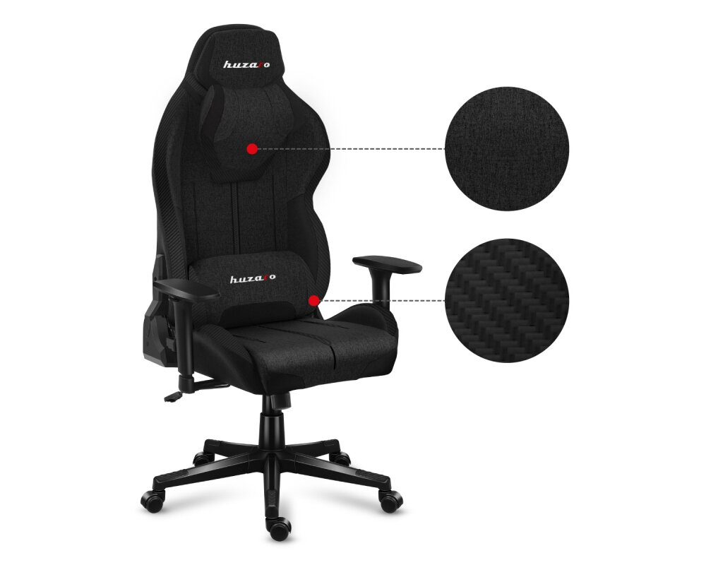 Fotel HUZARO Force 7.9 Mesh metalowy stelaż molded foam kółka jakość materiał kark podparcie kręgosłup lędźwie podłokietniki odchylane oparcie funkcja siderest softflex
