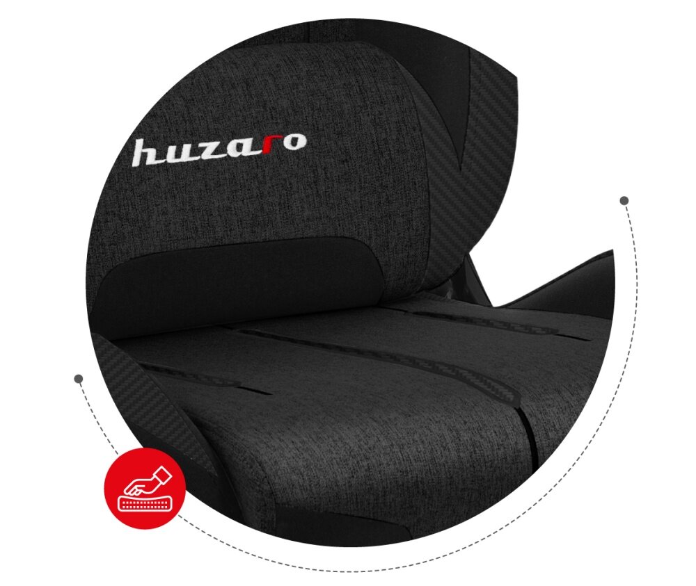 Fotel HUZARO Force 7.9 Mesh metalowy stelaż molded foam kółka jakość materiał kark podparcie kręgosłup lędźwie podłokietniki odchylane oparcie funkcja siderest softflex