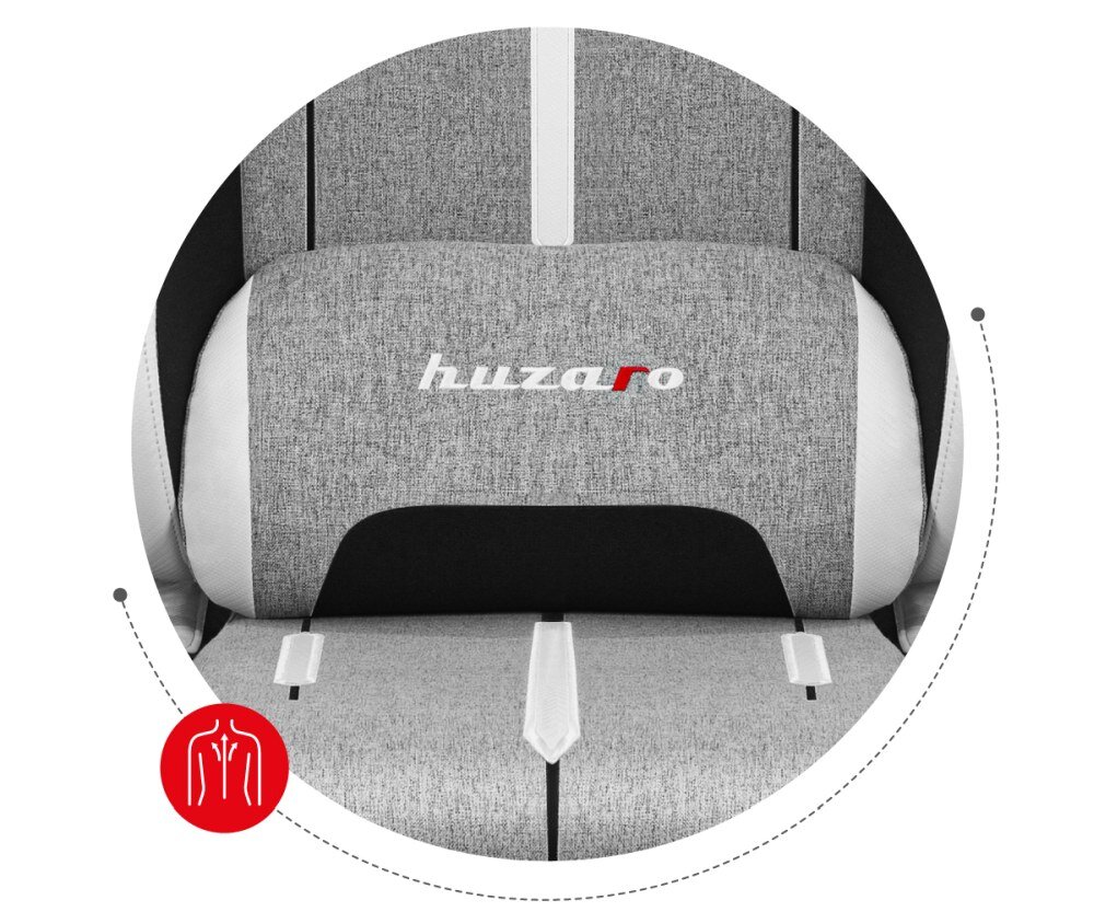 Fotel HUZARO Force 7.9 Mesh metalowy stelaż molded foam kółka jakość materiał kark podparcie kręgosłup lędźwie podłokietniki odchylane oparcie funkcja siderest softflex