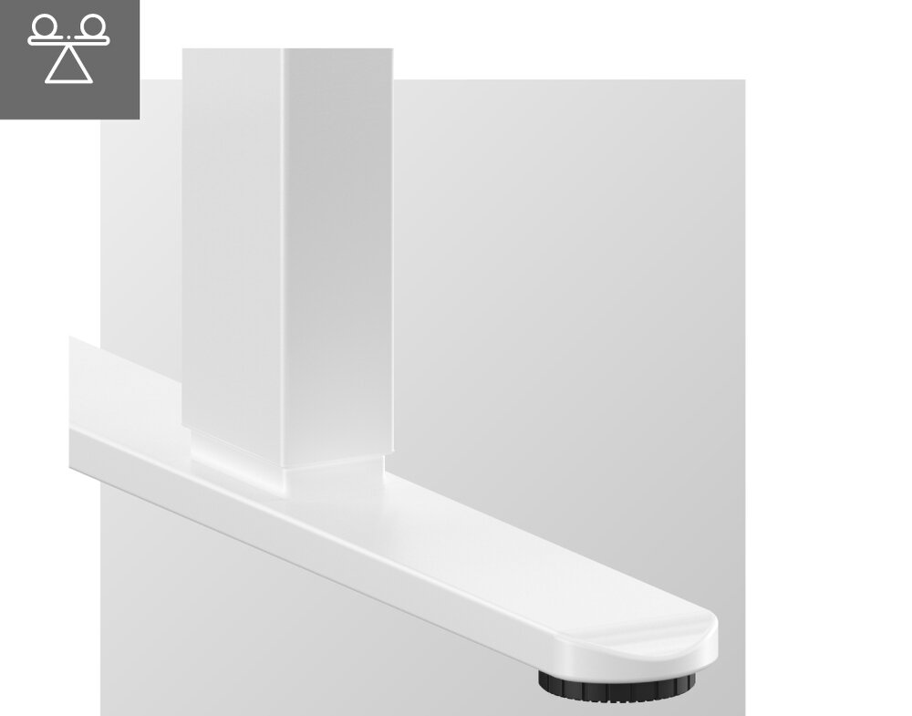 Stelaż biurka MARKADLER Xeno 2.0 stelaż przestrzeń robocza nauka praca gaming panel sterowania LED pamięć ustawień ergonomia silnik szerokość