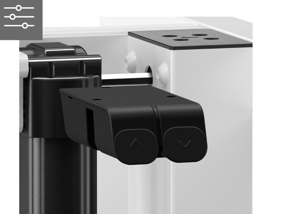 Stelaż biurka MARKADLER Xeno 2.0 stelaż przestrzeń robocza nauka praca gaming panel sterowania LED pamięć ustawień ergonomia silnik szerokość