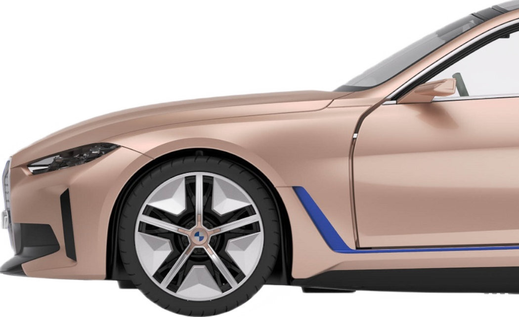 Samochód zdalnie sterowany RASTAR BMW I4 Concept zabawa wyścigi powierzchnia materiał zasilanie