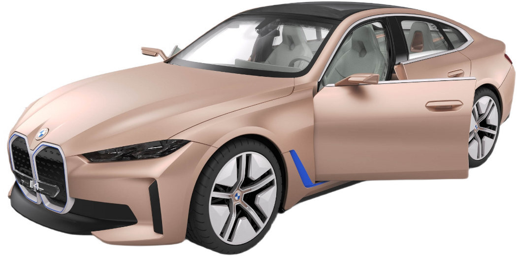 Samochód zdalnie sterowany RASTAR BMW I4 Concept zabawa wyścigi powierzchnia materiał zasilanie