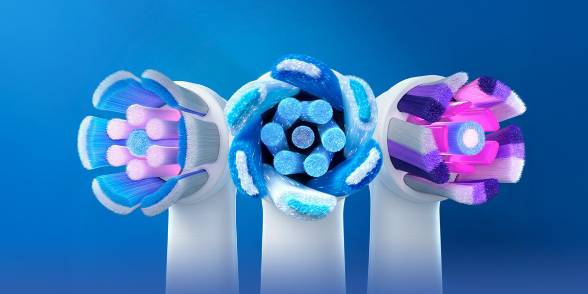 Szczoteczka magnetyczna ORAL-B iO 3 Niebieski zdjęcie lifestyle Gentle Care