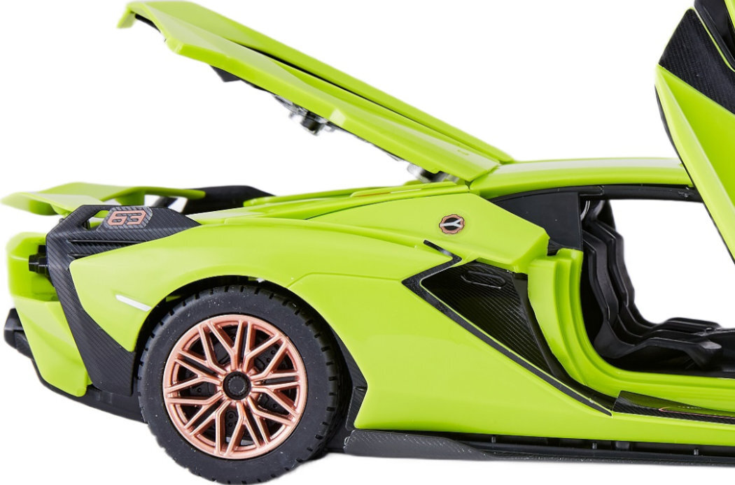 Samochód zdalnie sterowany RASTAR Lamborghini Sian zabawa wyścigi powierzchnia materiał zasilanie