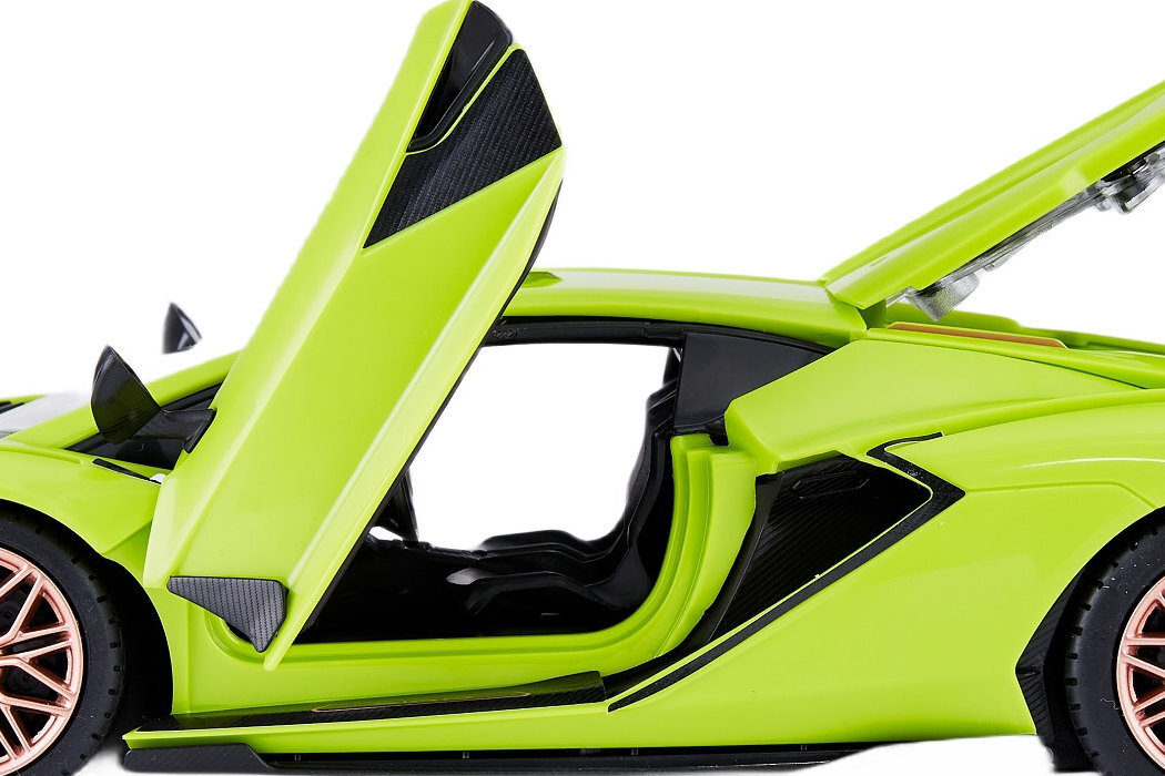 Samochód zdalnie sterowany RASTAR Lamborghini Sian zabawa wyścigi powierzchnia materiał zasilanie