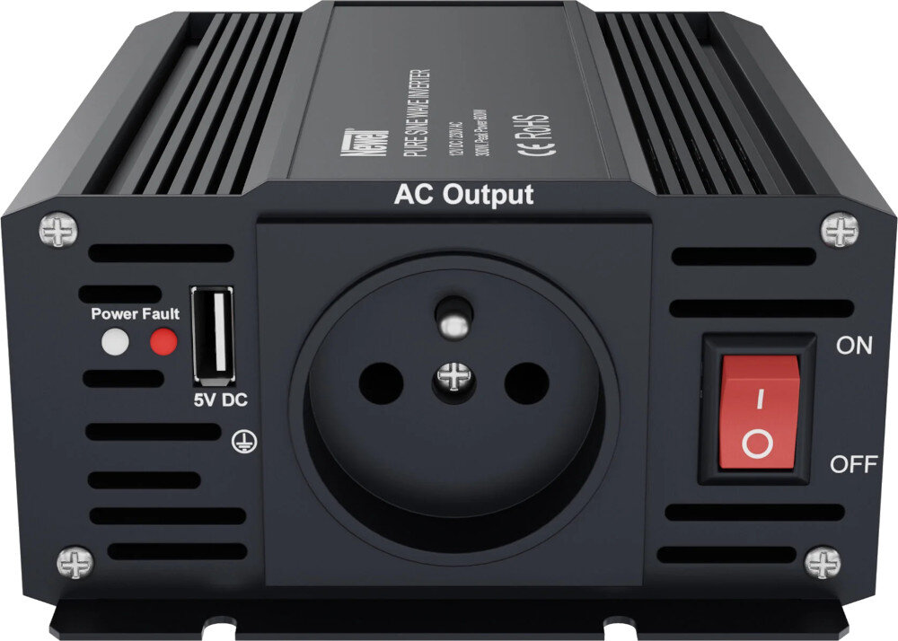 Przetwornica NEWELL NL3680 12V/230V 300W/600W Czysta sinusoida charakterystyka prąd sinusoida przeznaczenie