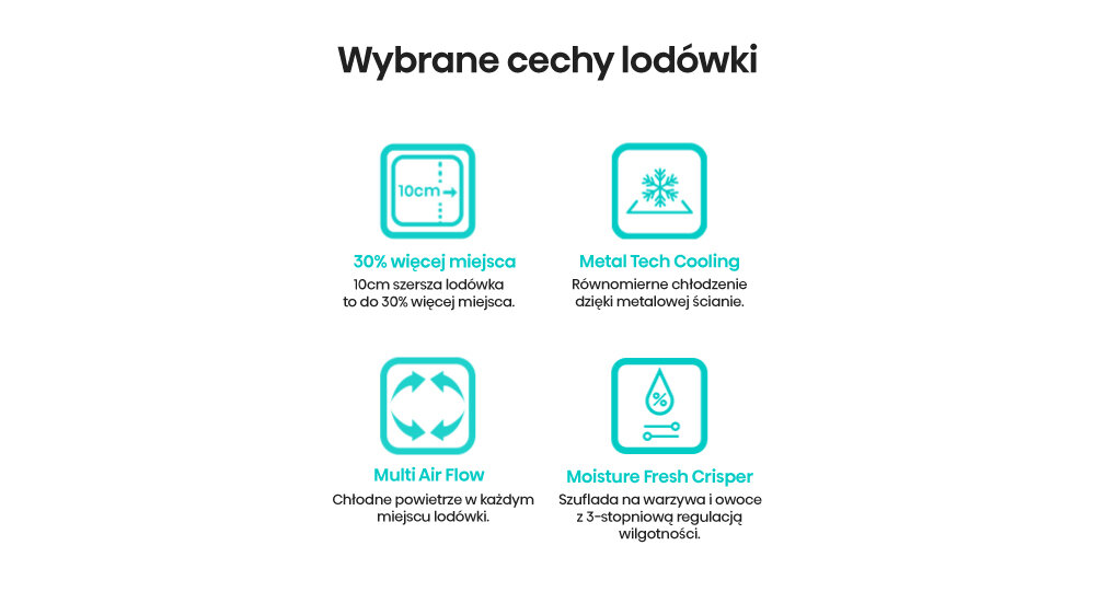 Lodowka HISENSE RB645N4BFE No frost 200cm Czarna cechy