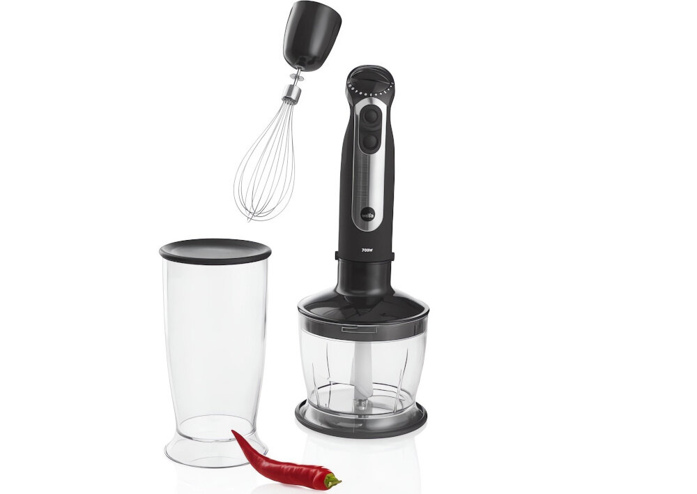 Blender WILFA SM-1FP Czarno-srebrny akcesoria mycie zmywarka zasilanie