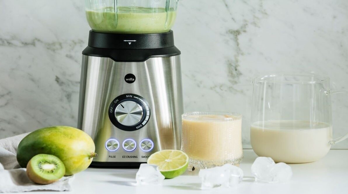 Blender kielichowy WILFA BL-1000S moc 1000 w regulowana prędkość 3 prrogramy wysoka jakość ostrza