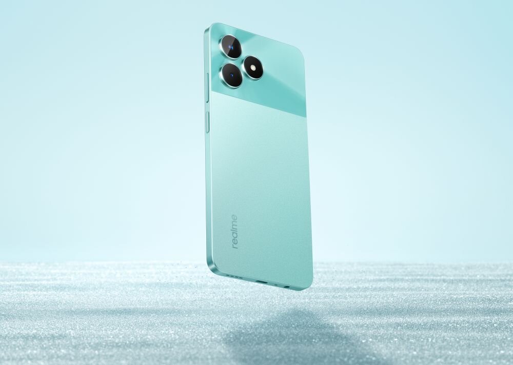 Smartfon REALME C51 ekran bateria aparat procesor ram pamięć pojemność rozdzielczość zdjęcia filmy opis dane cechy blokady system łączność wifi bluetooth obudowa szkło odporność porty muzyka transfer sieć przekątna matryca waga czujniki oled amoled ips