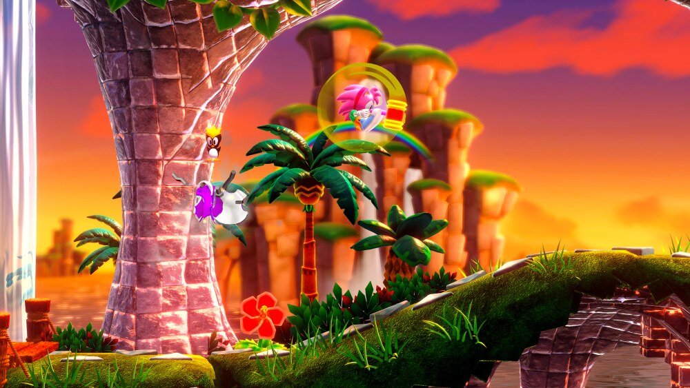 Sonic Superstars Gra klasyka przeciwnicy ulubione postacie chaos szmargd przyjaciele