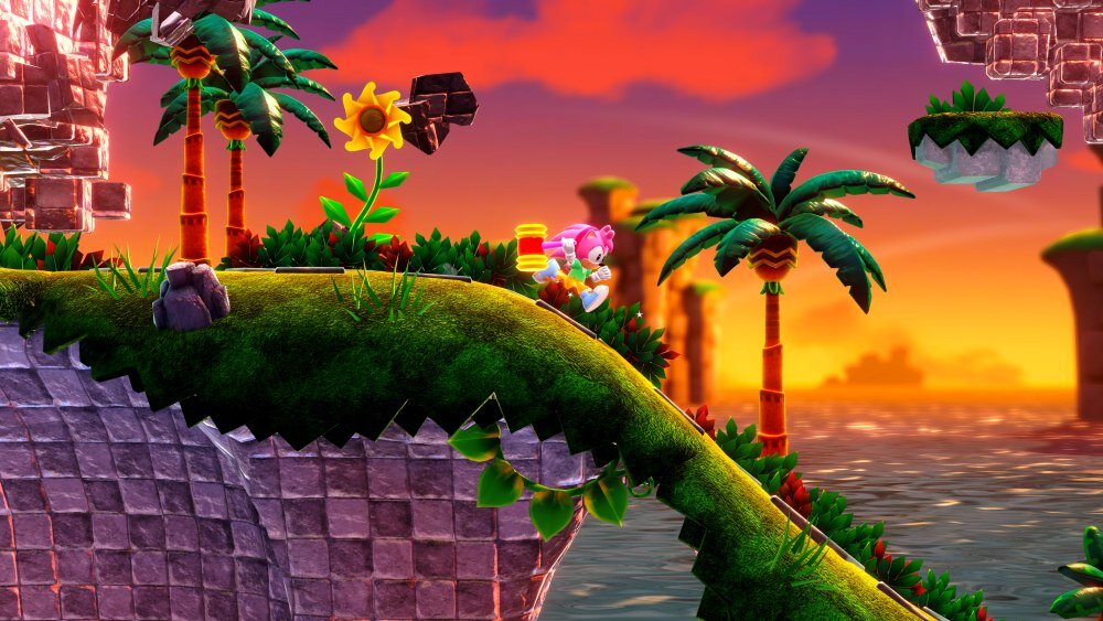 Sonic Superstars Gra klasyka przeciwnicy ulubione postacie chaos szmargd przyjaciele