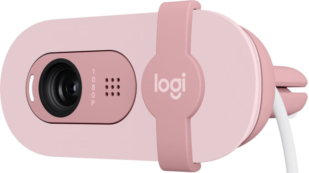 Kamera internetowa LOGITECH Brio 100 Full HD Różowy wykonanie materiał recykling plastik ekologia