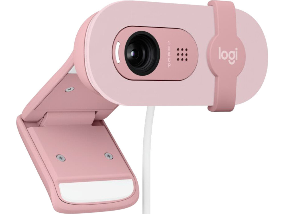 Kamera internetowa LOGITECH Brio 100 Full HD Różowy kompatybilność współpraca programy aplikacje