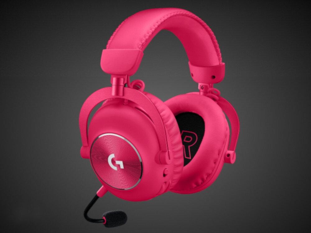 Słuchawki LOGITECH G Pro X 2 Magenta dźwięk przestrzenny stereo