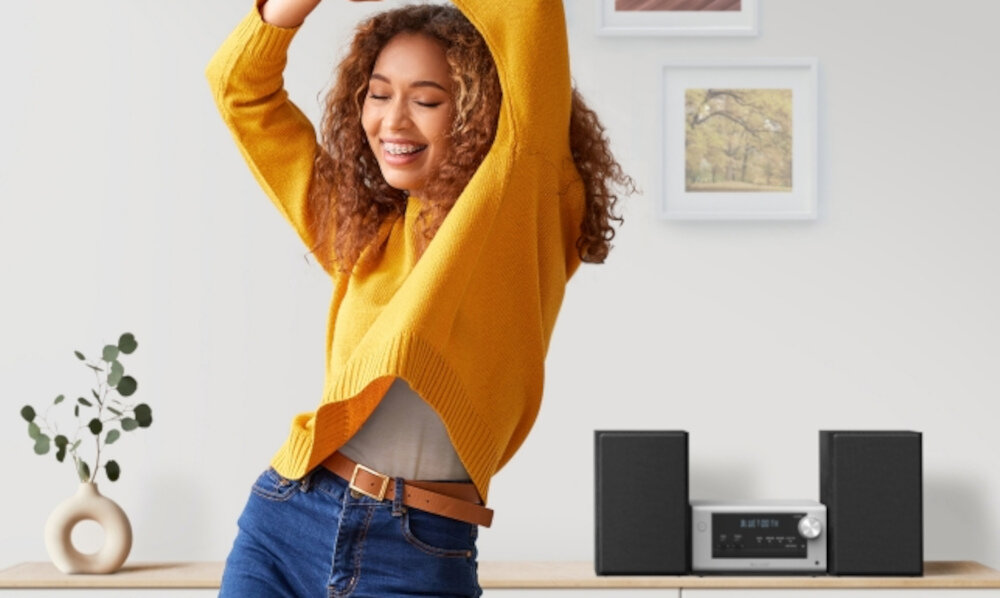Wieża PANASONIC SC-PM700EG-S - bluetooth