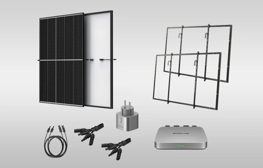 Fotowoltaika balkonowa ECOFLOW Basic Plus Zestaw