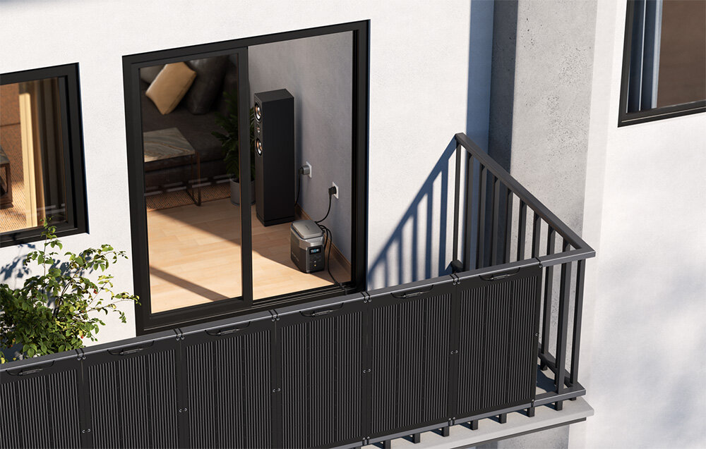 Fotowoltaika balkonowa ECOFLOW Basic Plus mikroinwerter podlaczenie paneli fotowoltaiczny o mocy 800 W